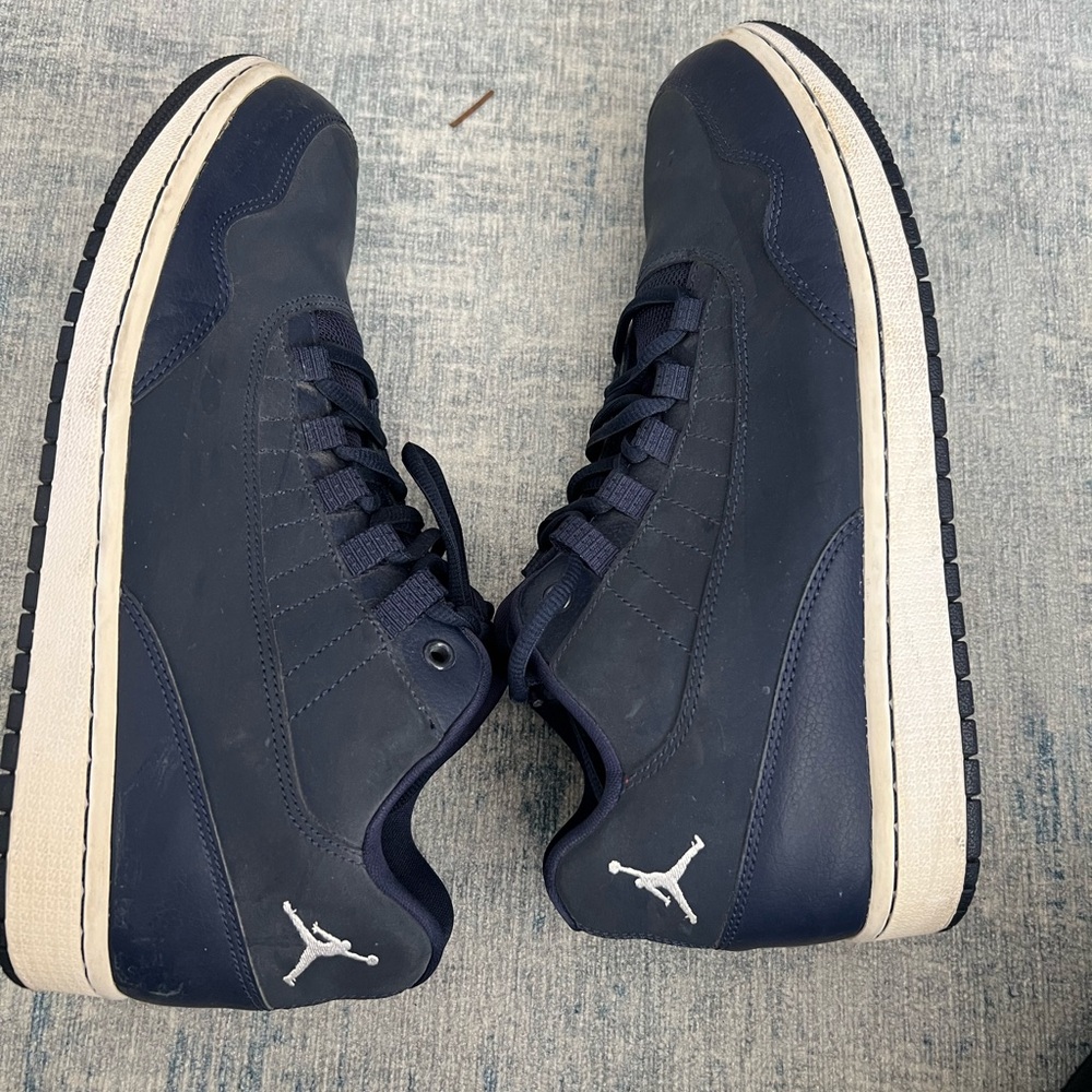 Jordan Men's Dark Blue Sneakers - Picture 3 of 4